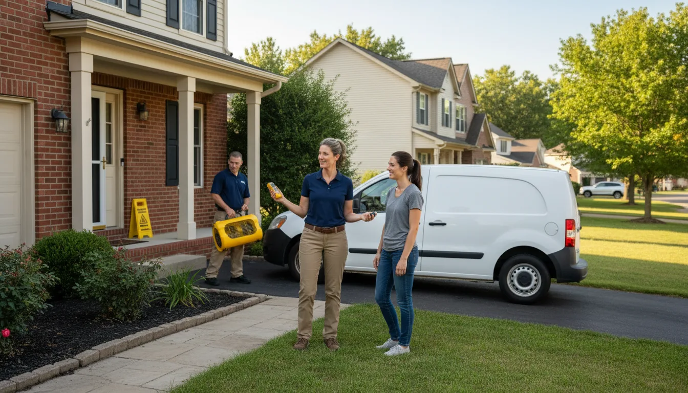 Water restoration image for Water Damage & Restoration Services in Hanover, WV
